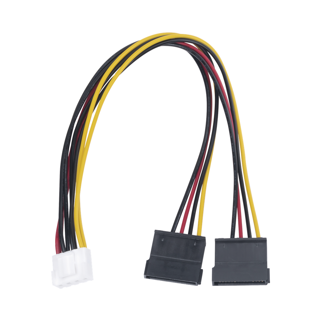 Cable Doble de Corriente SATA / Compatible con DVR's epcom / HIKVISION / 25 cms de Longitud - HIKVISION 101-502-385