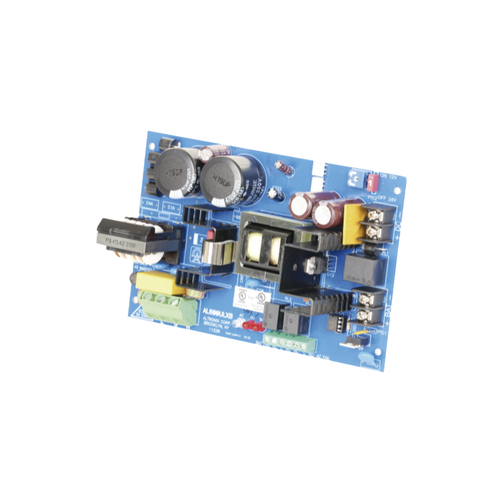 [AL-600-ULX-B] Fuente de alimentación / Tipo tarjeta / salida única/ 12/24 Vcc / 6 A / Entrada 115 Vca - ALTRONIX AL-600-ULX-B