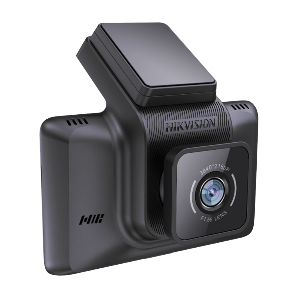 Cámara de Tablero / Cámara Frontal de 4 Megapixel (2K) y Trasera de 2 Megapixel (1080p) / Entrada de alarma para cambio a cámara de reversa / H.265 / Pantalla Táctil 3" / WiFi / G-Sensor / Micrófono y Bocina Integr - HIKVISION AE-DC4328-K5