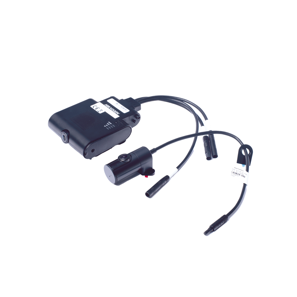 Kit Cámara de Tablero DashCam 4G LTE / 2 Megapixel (1080p) y Fotos de 4 Megapixel / WiFi / GPS / Sensor G / Micrófono y Bocina Integrado / Memoria Micro SD / Modulo 4G / Soporta App Remoto - HIKVISION AE-DI2032-G40(B)