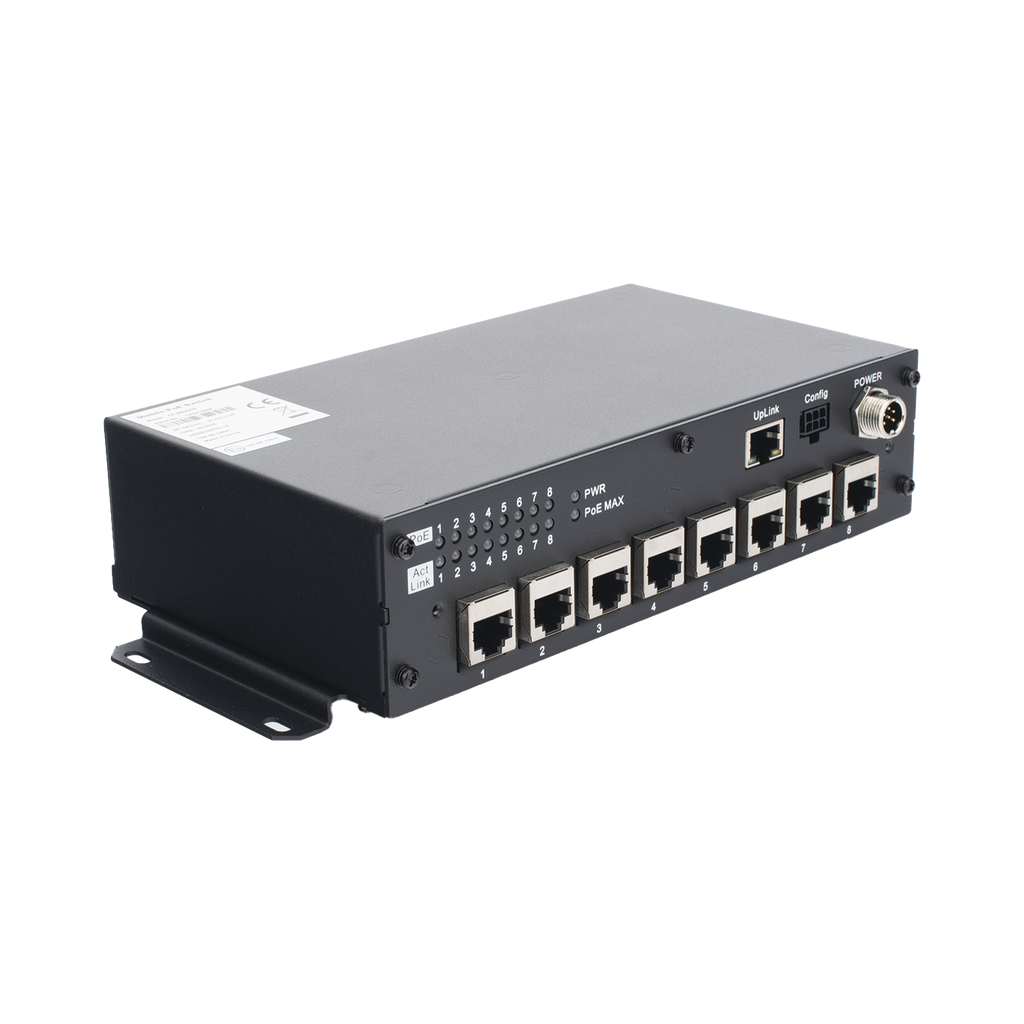 Switch PoE para Soluciones Moviles / Conexión RJ45 - HIKVISION AE-MS8400(RJ45-8)