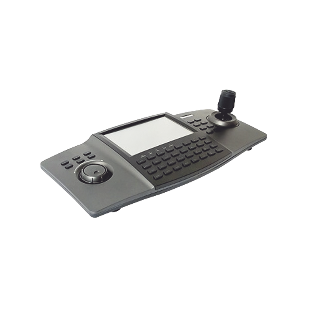 Joystick IP con Pantalla Táctil de 7" / Compatible con Cámaras IP / PTZ IP / DVRs / NVRs / Soporta epcom, HiLook y HIKVISION - HIKVISION DS-1100KI(C)