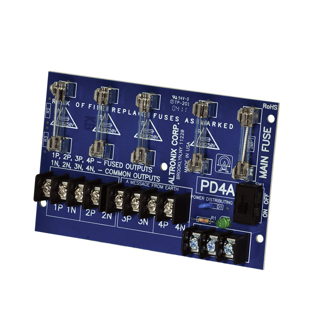 [PD4] Módulo para distribución de energía - ALTRONIX PD4