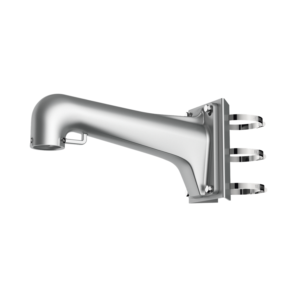 Montaje Vertical con Montaje de Poste / Color Plata / Exterior - HIKVISION DS-1603ZJ-POLE-P