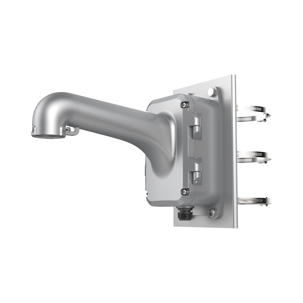 Montaje de Pared con Caja de Conexión y Montaje en Poste para Domos PTZ - HIKVISION DS-1604ZJ-BOX-POLE-P