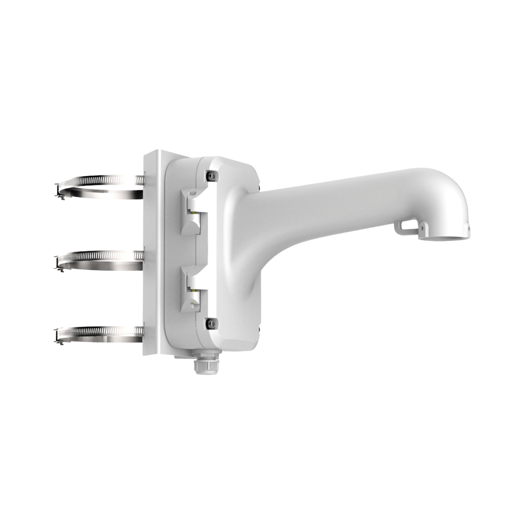 Montaje de Poste para Domos Hikvision / Color Blanco / Uso en Exterior - HIKVISION DS-1604ZJ-POLE