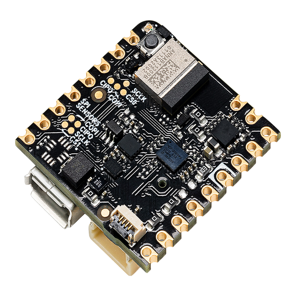 Placa Desarrollo Nicla Voice / Procesador Neural Syntiant NDP120 / Bluetooth 5.0 BLE / IMU 9 Ejes / Microfono MEMS 105dB / Reconocimiento Voz Always-On / Machine Learning Edge