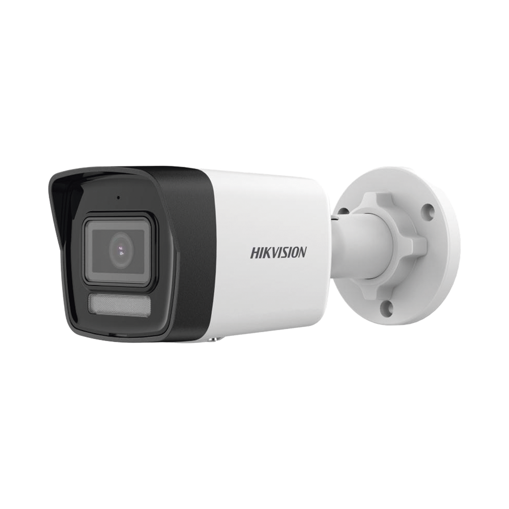 Bala IP 6 Megapixel / Lente 2.8 mm / Dual Light (30 mts IR + 30 mts Luz Blanca) / Micrófono Integrado / ACUSENSE Lite / Exterior IP67 / H.265 / PoE - HIKVISION DS-2CD1063G2-LIU