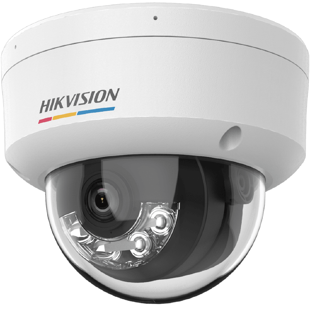 [ColorVu 3.0 + MD 3.0] Domo IP 6 Megapixel / Lente 2.8 mm / 30 mts IR + 30 mts Luz Blanca / Micrófono Integrado / ACUSENSE Lite / Exterior IP67 / IK08 / dWDR / PoE / Micro SD - HIKVISION DS-2CD1167G3-LIUF