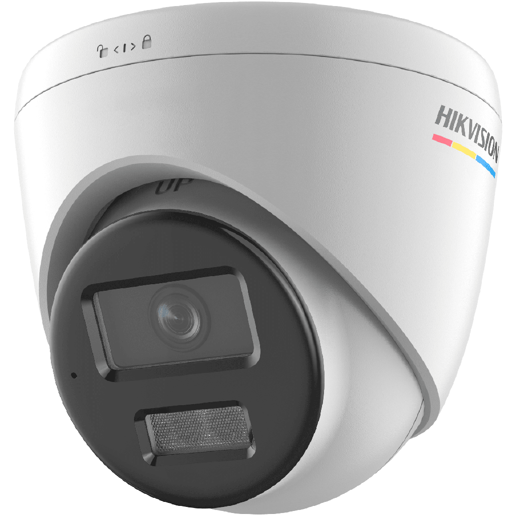 [ColorVu 3.0 + MD 3.0] Turret IP 2 Megapixel / Lente 2.8 mm / 30 mts IR + 30 mts Luz Blanca / Micrófono Integrado / ACUSENSE Lite / Exterior IP67 / dWDR / PoE / Micro SD - HIKVISION DS-2CD1327G3-LIUF
