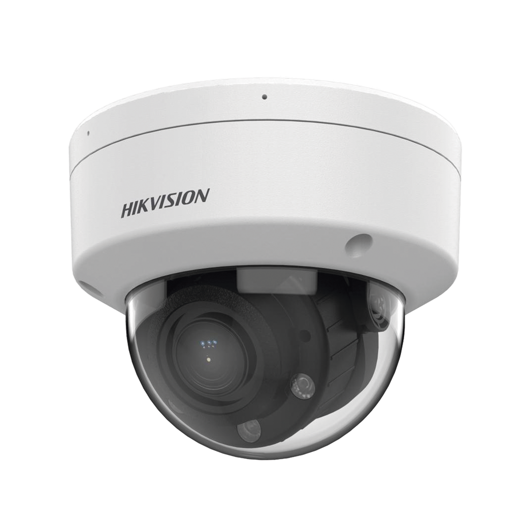 Domo IP 4 Megapíxel / Lente Motorizado 2.8 a 12 mm / Dual Light (30 mts IR + 30 mts Luz Blanca) / ACUSENSE Lite / Microfono Integrado / Exterior IP67 / IK08 / WDR 120 dB / PoE / Micro SD - HIKVISION DS-2CD1743G2-LIZSU