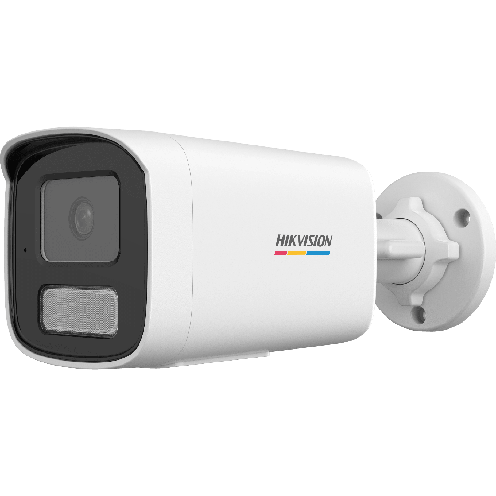 [ColorVu 3.0 + MD 3.0]Bala IP 4 Megapixel / Lente 4 mm / 50 mts IR + 50 mts Luz Blanca / Micrófono Integrado / ACUSENSE Lite / Exterior IP67 / WDR 120 dB / PoE / Micro SD - HIKVISION DS-2CD1T47G3-LIUF