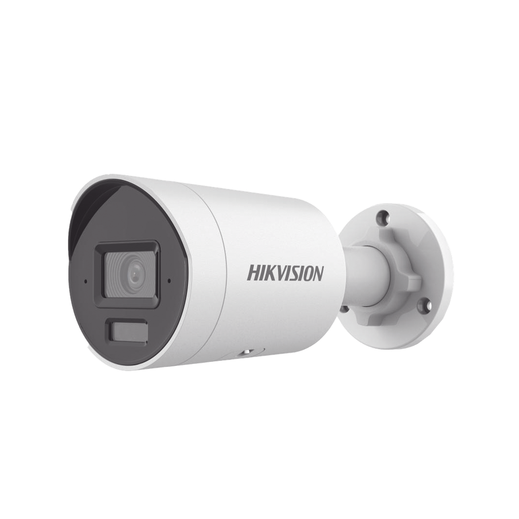 [Dual Light + 2 Micrófonos Integrados] Bala IP 4 Megapixel / Lente 2.8 mm / 40 mts Luz Blanca + 40 mts IR / ACUSENSE / Exterior IP67 / WDR 120 dB / PoE / ONVIF / Micro SD / Metal / ACUSEARCH - HIKVISION DS-2CD2043G2-LI2U